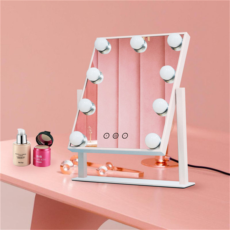 Puudutus Kontroll Dimmable Heledus 360 Pöörav Vanity make Hollywood Mirror 12-leed Bulbsiga