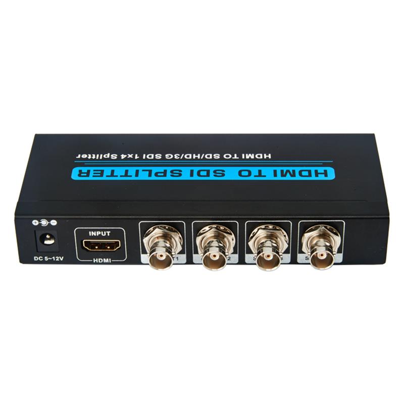 HDMI GO SD / HD / 3G SDI 1x4 SPLITTER Tacaíocht 1080P