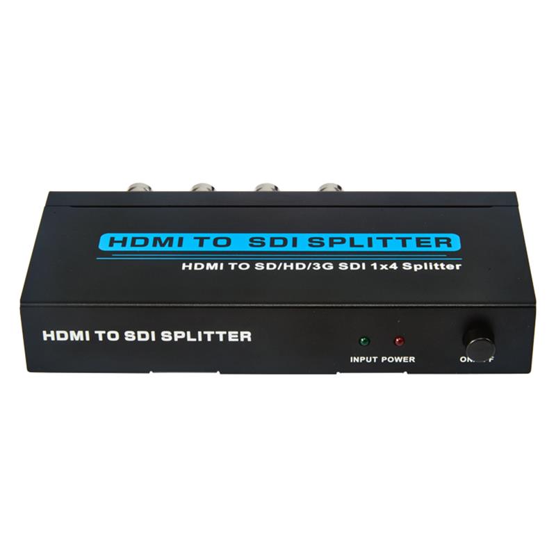 HDMI GO SD / HD / 3G SDI 1x4 SPLITTER Tacaíocht 1080P