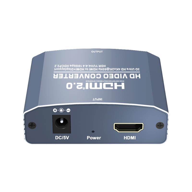 3D Ultra HD 4Kx2K @ 60Hz HDMI go Tacaíocht Tiontaire HDMI + DP HDMI2.0 18Gbps HDR YUV4: 4: 4 HDCP2.2