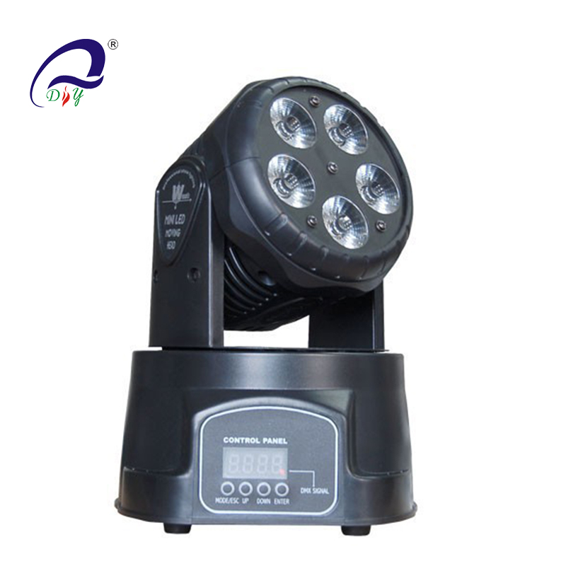 PL-12 5*15W RGBWA LED Mini liikuva pea pesutuli