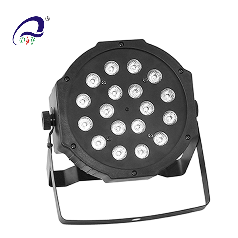 PL60 18pcs*1W RGB LED Slim Par Light lava jaoks