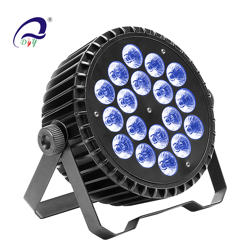 PL35 18PCS Silent Aluminum LED Wash Par ööklubi Light