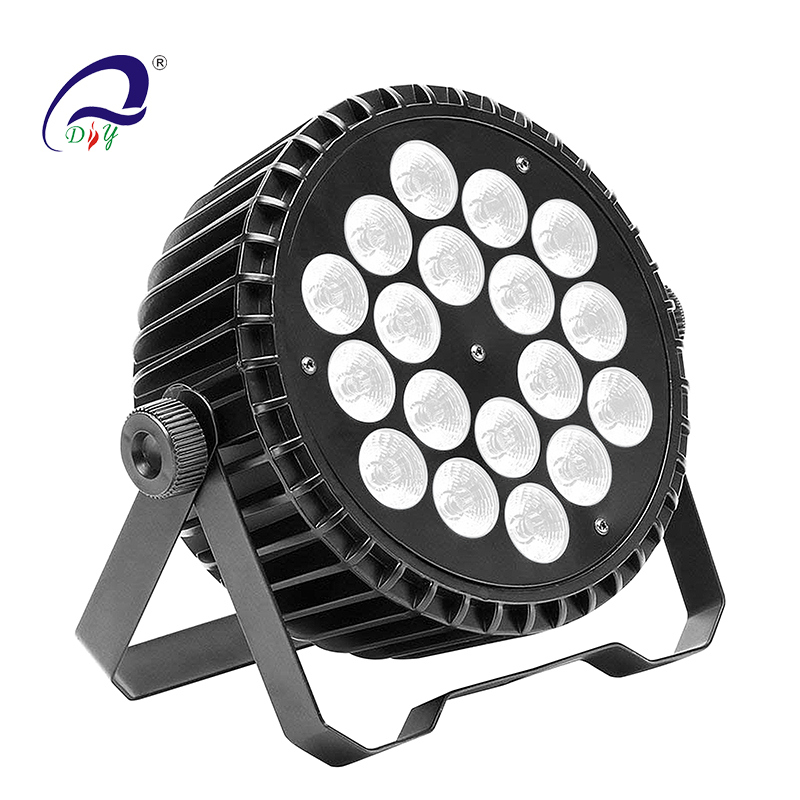 PL35 18PCS Silent Aluminum LED Wash Par ööklubi Light
