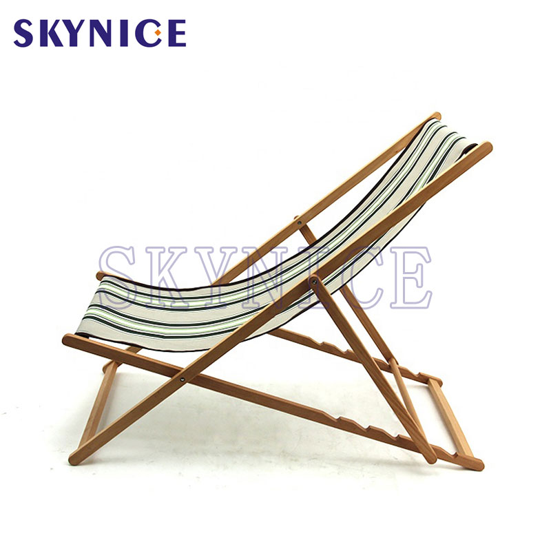 Painduv puidust ranna päikese tooli tool