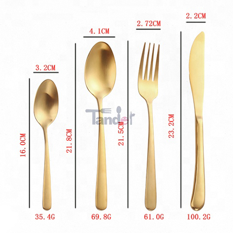 16/20/24 píosaí flatware ór cruach dhosmálta 16 20 24 ríomhaire sceanra socraithe le bosca
