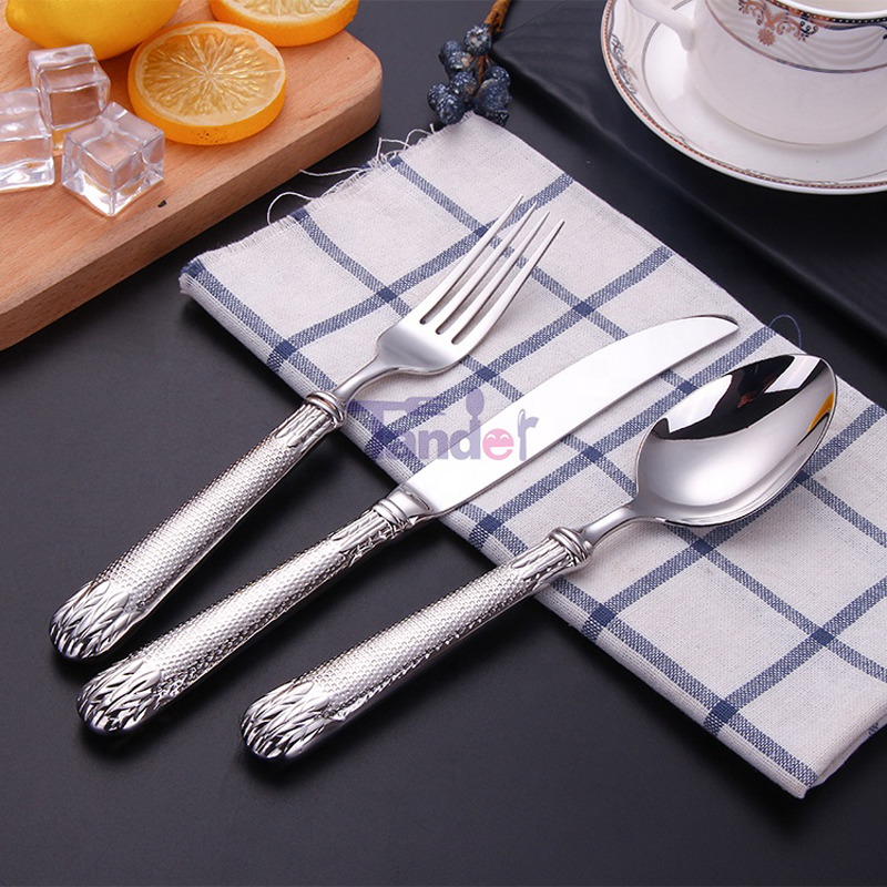 besteck flatware cutery flatware 18/10 sceanra agus forc sceanra le pvd órga