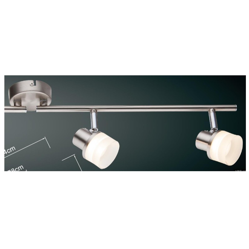 Spota faoi stiúir ardvoltais solas-4, le scáth plaisteach sorcóra