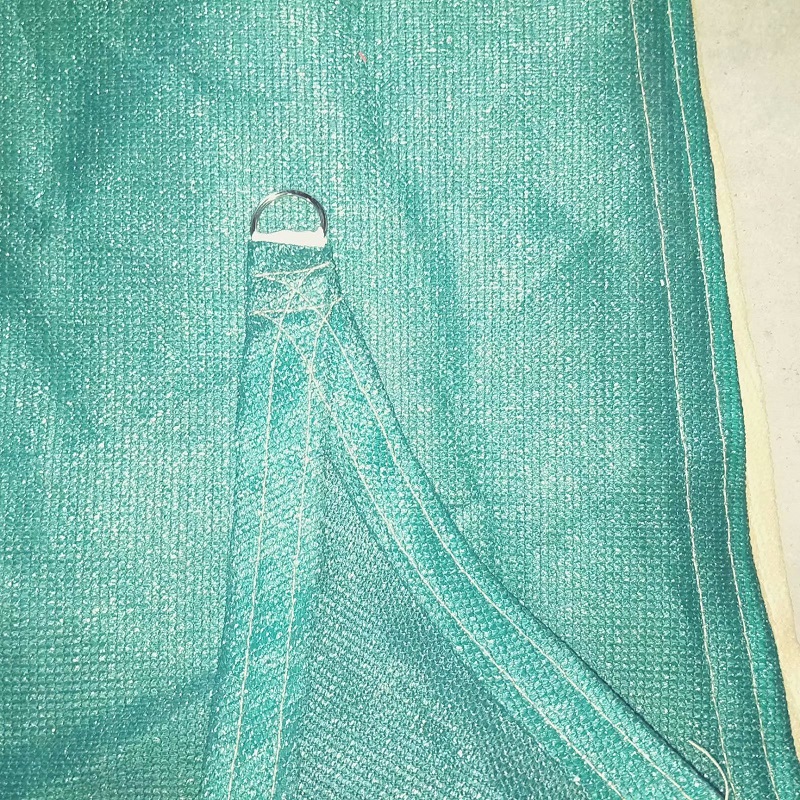 180g 12*12*12 FT kolmnurga varjuga purjed/HDPE päikese varjuga purjed, neto beeþ varjuga purjed