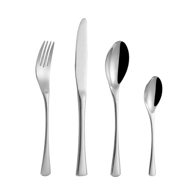 Kuldse hõbeda hõbenõud 18/8 Golden Western Custom Logo Flatware Stainless Steel Metal Hotel