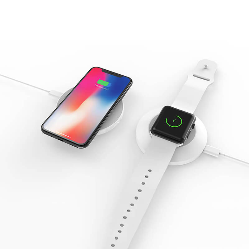 Mõlemad pooled Wireless Charging iPhone ja iWatch