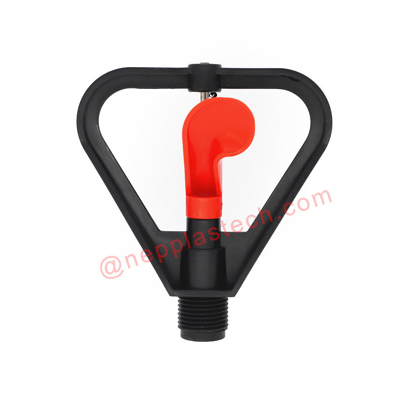 Úllord cruth féileacán 1\/2 orlach agus faiche gairdín ceann sprinkler rothlú uiscithe uathoibríoch