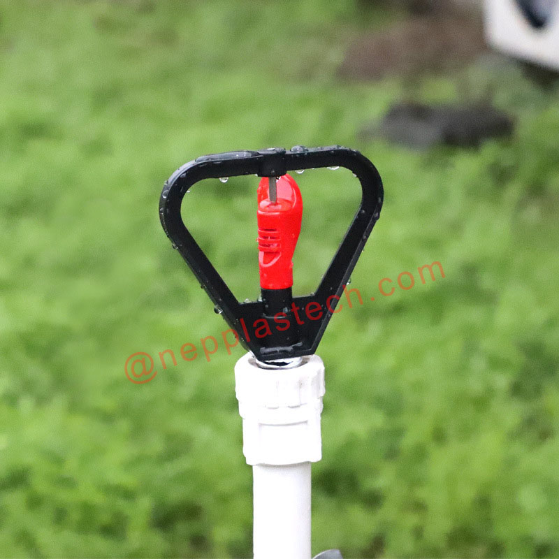 Úllord cruth féileacán 1\/2 orlach agus faiche gairdín ceann sprinkler rothlú uiscithe uathoibríoch