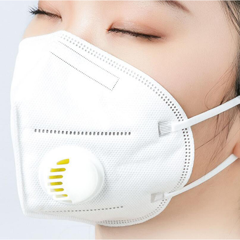 Masc Seachadta Tapa Fardail FFP2 KN95 le Masc Cosanta Measca Dust Masc Comhla