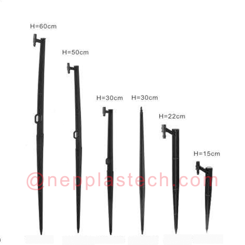 gabhálais chórais uiscithe gréine 15mm go 60mm geallta scaird micrea sprinkler dubh