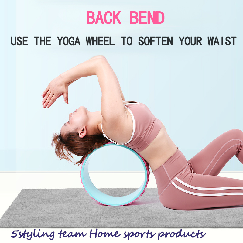 Scíth muscle TPE Feiste cúnta roth roth cúnta feiste lúbthachta ar ais déantán ciorcal Yoga monaróir roth Dharma díolacháin dhíreacha