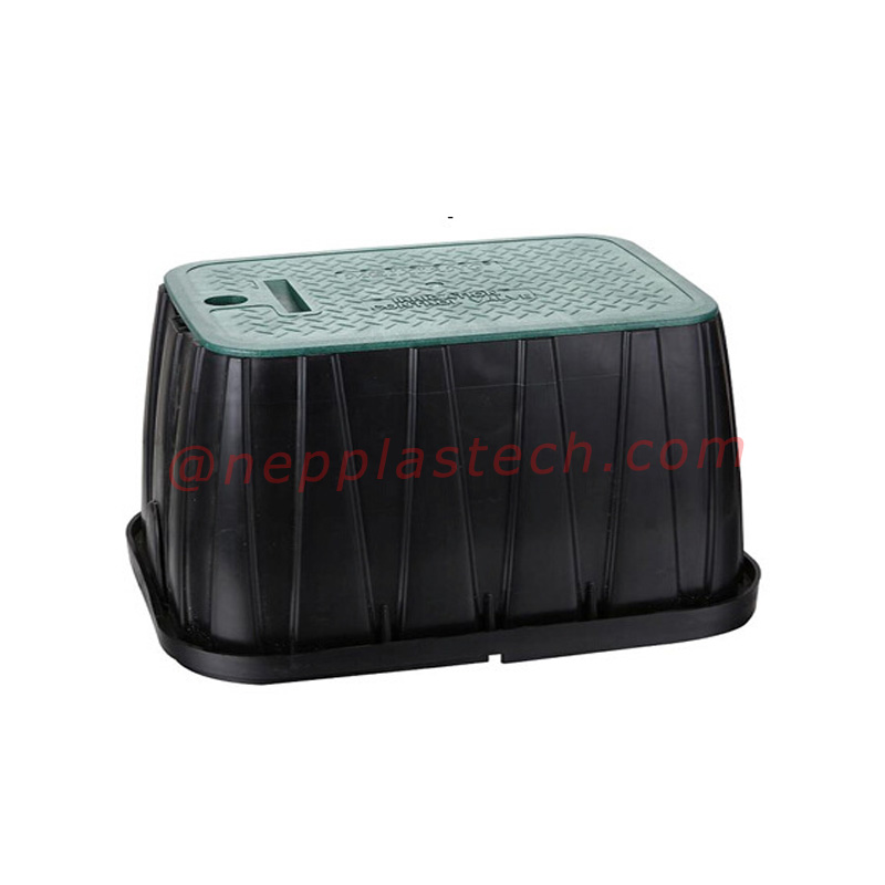 córas uisciúcháin gréine gréine tírdhreacha 6 10 12 orlach comhla plaisteach agus bosca méadair uisce