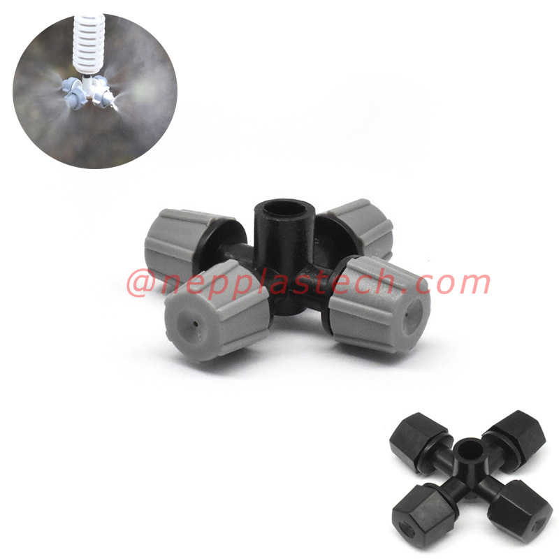 Fuaraíonn agus fuarú ceaptha teasa spraeire tras-adamhach ceo uisce ag sábháil uisciúcháin Micrea-sprinkler ceo