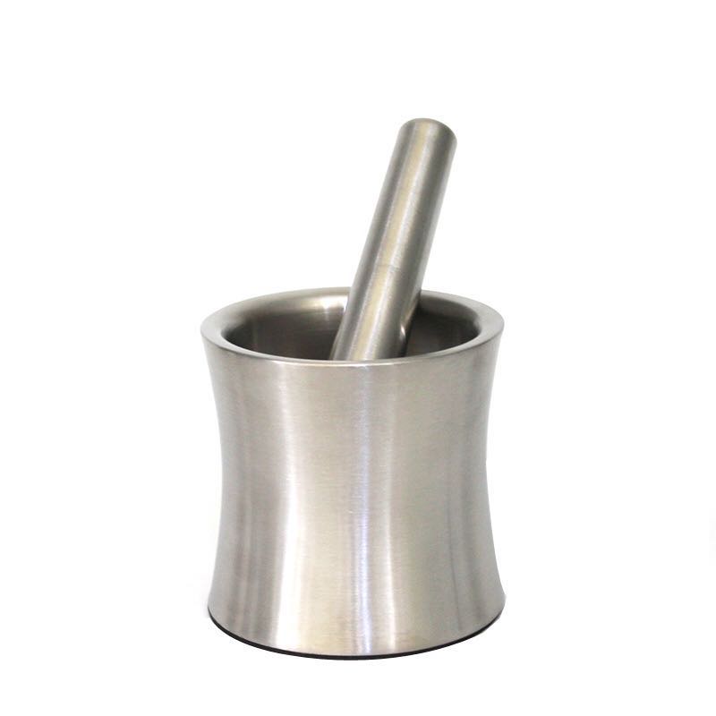 Cruach Dhosmálta 304 moirtéal agus tacar pestle, grinder spíosraí