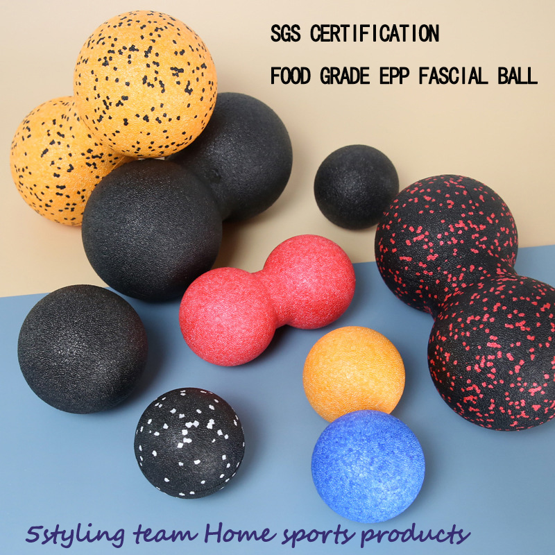 Peanut ball, fascia ball, EPP massaaž ball, lihaste lõõgastumine, käte hoidmine, jooga fitness ball, ainupuhkus, emakakaela taastamine