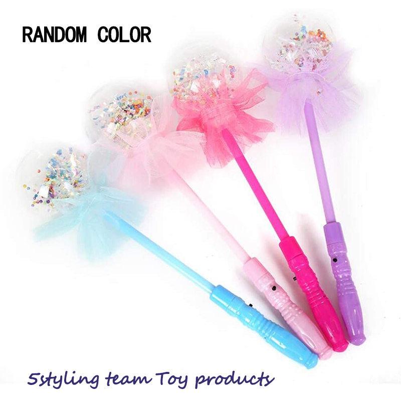 Säravad mänguasjad, säravad võlukeppid, seitsme värviga võlukeppid, staari pall, kuum müük, Bobo balli õhtused tegevused, väikesed kingitused