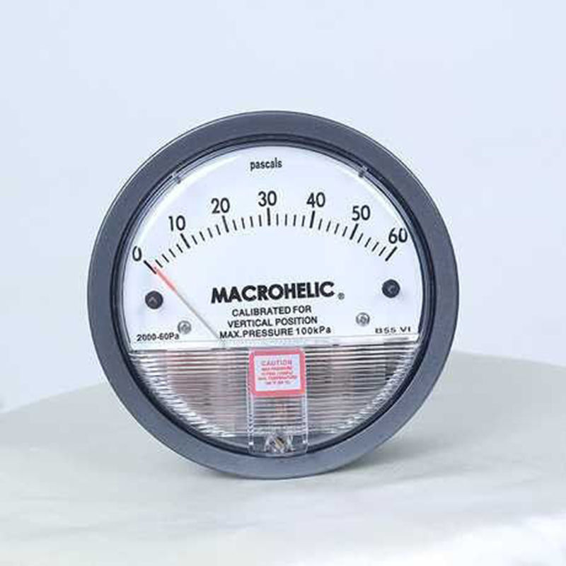 4 Inch 100mm Õhu differentsiaalne rõhugabariit Magnehelic Gauge koos 6mm Puhasta PVC Tube