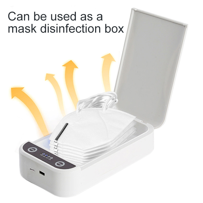 Disinfektsioosne ultraviolettkiirgus Sterilizer Cellphone Face Mask Disinfektsioon Kast Sterilization Box