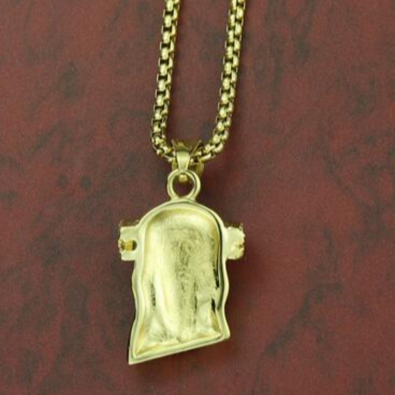 Retro ehted Euroopa ja Ameerika retro isiksuse Jeesus portree roostevaba teras 18K Gold Men\ Pendant retro Jesus portree Pendant