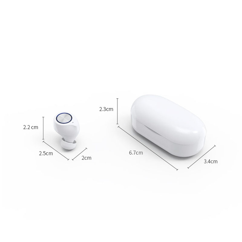 TWS Bluetooth Earphone TW60 HD Oibríocht Teagmhála Mini Dearaidh Cáilíochta