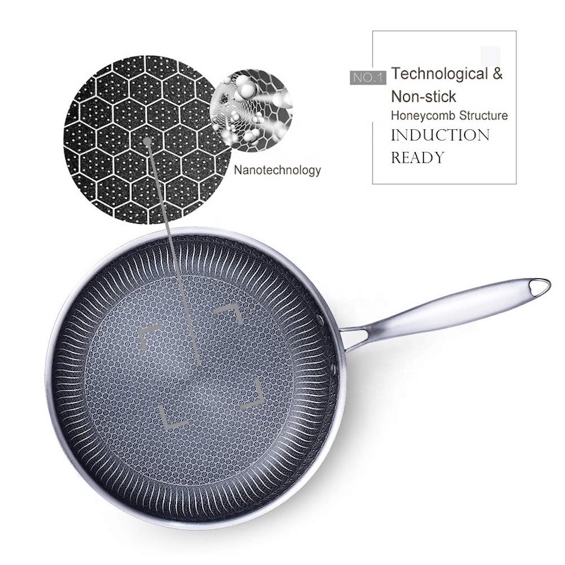 KAHELINE KÜLGKÜLMIK TAIMETAS STEEL WOK