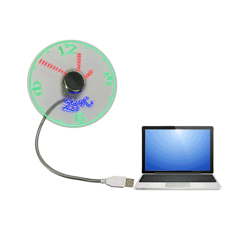 Fan Mini USB le Fan Bronntanais Clog Led (DS02)