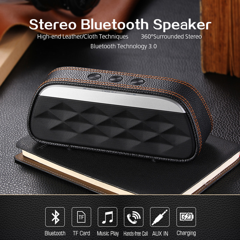 High End Stereo Wireless Bluetooth spiiker 1200 mAh Battery