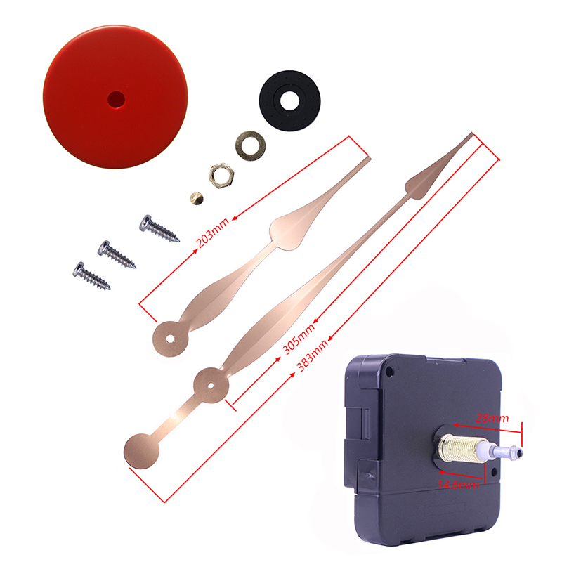 HR1688-23mm gluaiseacht clog céim agus cás gluaiseachta lámha clog HR01086