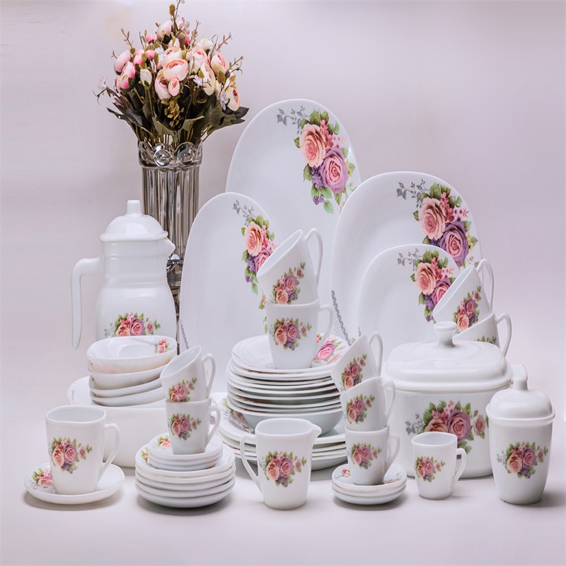 Klaasist klaastooted (opal glassware) õhtusöök - 58F &Square õhtusöök komplekt