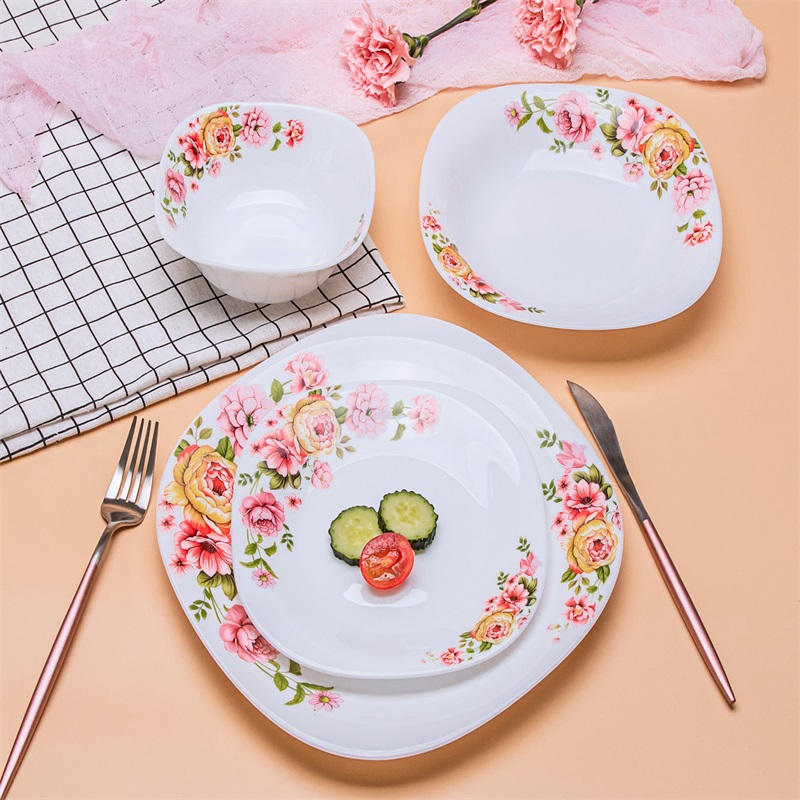 Klaasist klaastooted (opal glassware) õhtusöök - 58F &Square õhtusöök komplekt