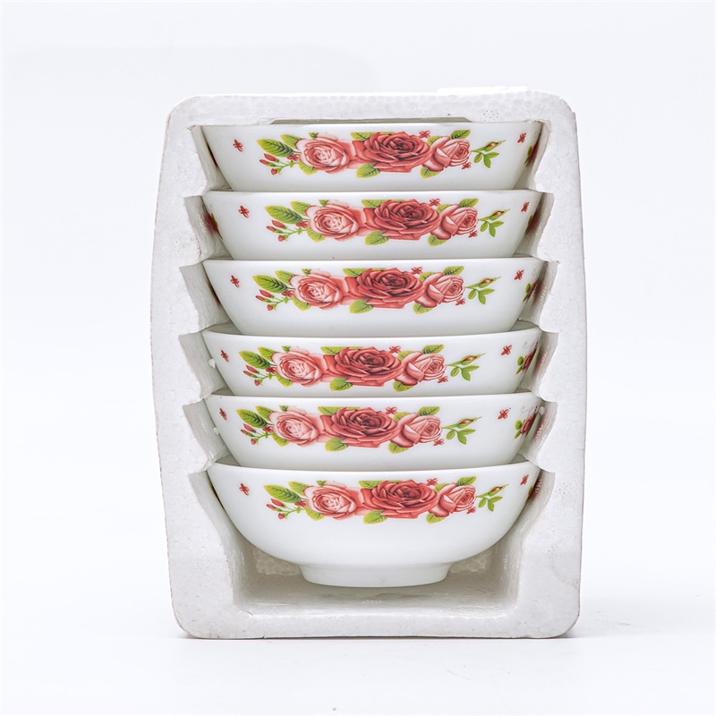 7X &õhtusöök Set Heat Resstanstanstant Opal Glassware