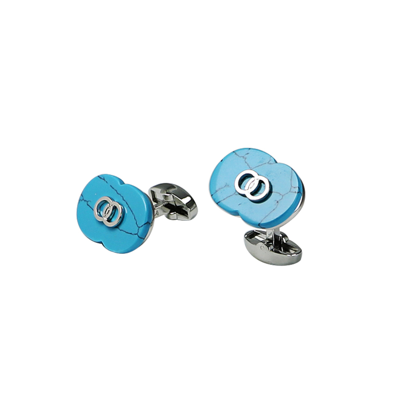 Double Sides Turquoise Classic Skafander Cuff Lingid