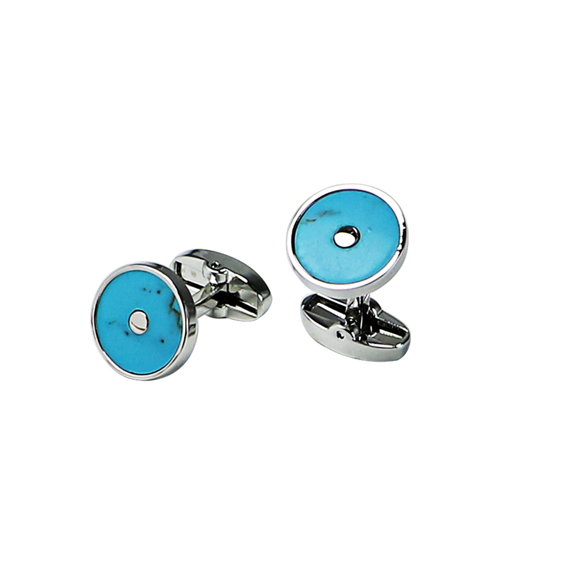 Turquoise Classic Round Cuff Lingid