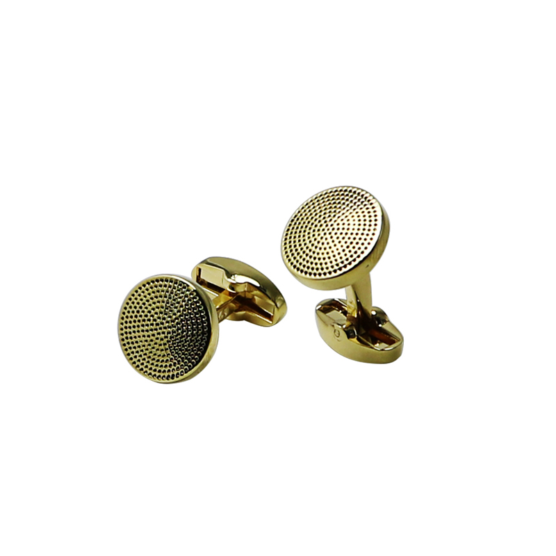 Punktid 18k Kuldne personaalne Cuff Link