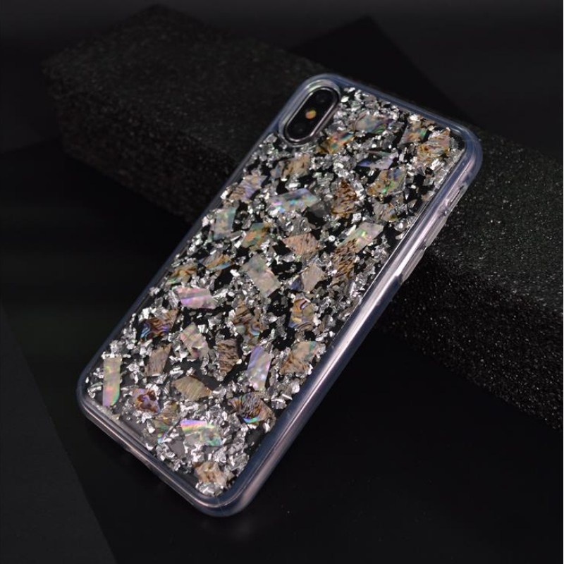 Kohandatud iPhone sobib läbipaistva tilguti mobiiltelefoni moodne tilk kuld foolium TPU PC pehme kesta kaitse puhul