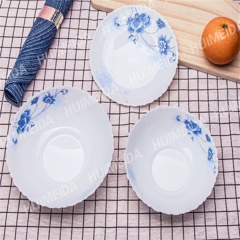 Klaasist klaastooted (opal glassware) õhtusöögiks (-TW bowl &Heat Resstanstanstant Opal Glassware)