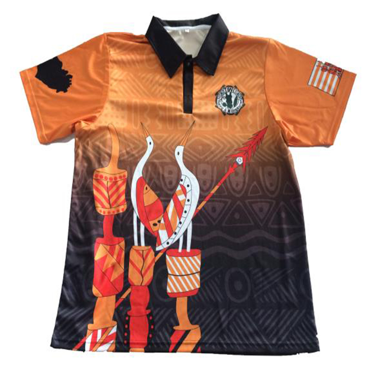 Léine Polo Ardchaighdeáin Sublimation Saincheaptha