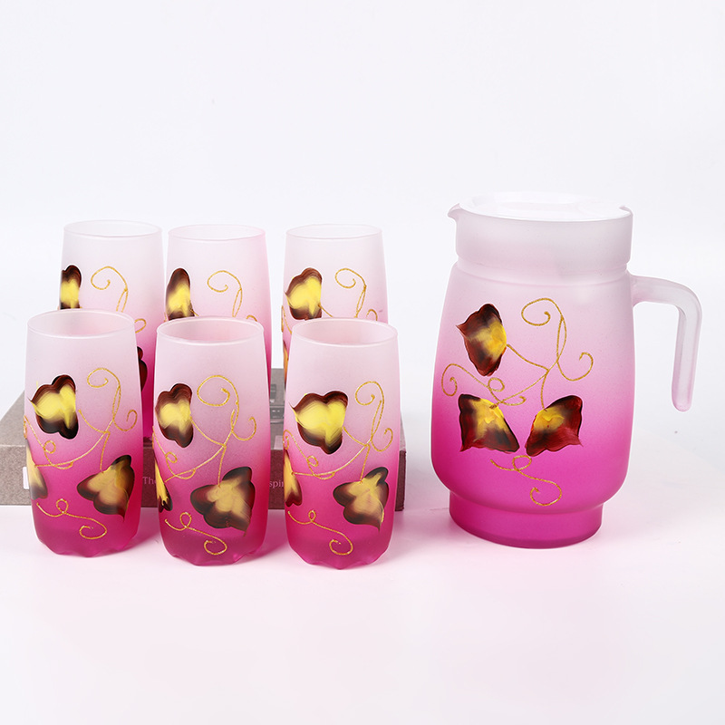 6 Cup Pot Set Painted Cup 6 osa Loova suure mahutavusega Pot Belly Hulgi Hulgimüük Kohandamine