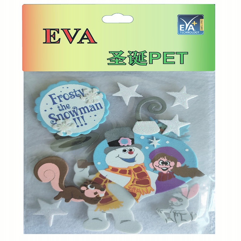 Foom kleebised PET Foam Glitter PET Foam Christmas PET