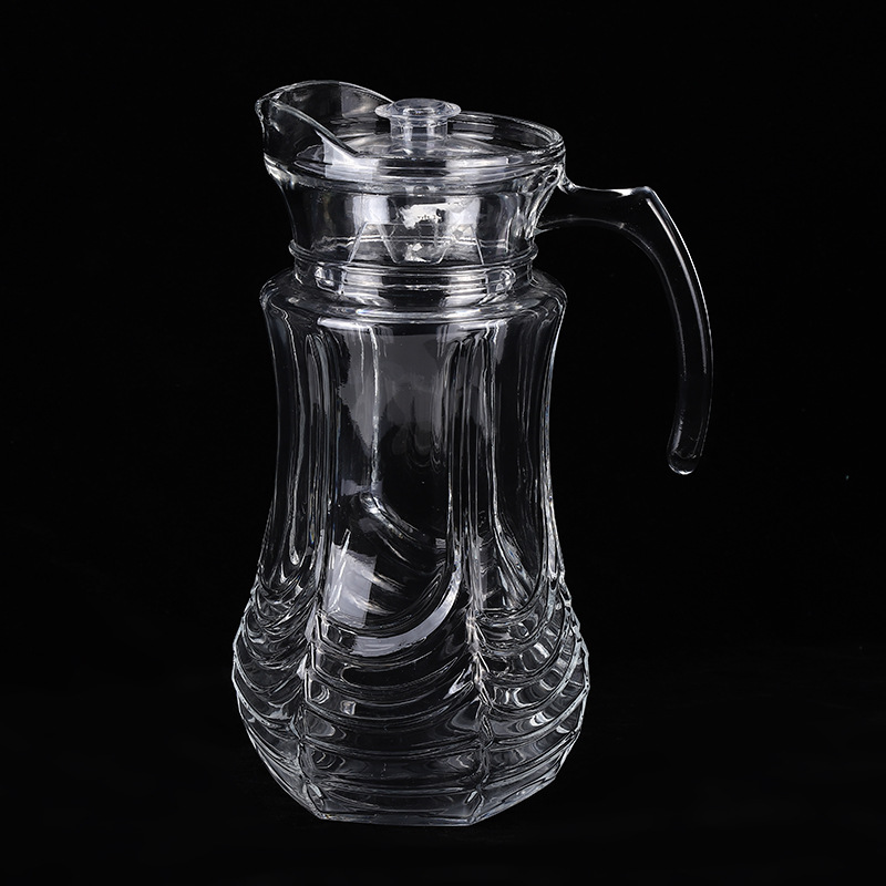 Spota Mórdhíola Gloine Trédhearcach Mórdhíola Pot Citeal Fuar Cumas Mór Teocht Frithsheasmhach in aghaidh Uisce Fuar Jug Sú Jug Saincheaptha