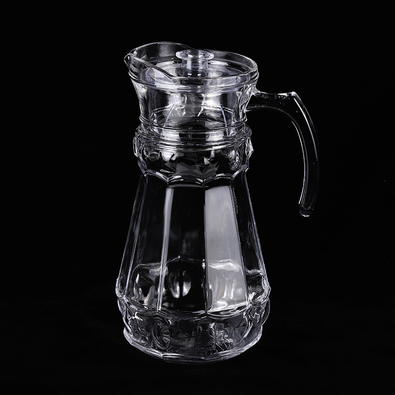 Spota Mórdhíola Gloine Trédhearcach Mórdhíola Pot Citeal Fuar Cumas Mór Teocht Frithsheasmhach in aghaidh Uisce Fuar Jug Sú Jug Saincheaptha