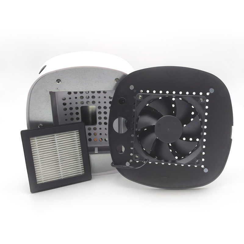 B Íonóir aer luaithreadán deataigh saor ó bholadh íonaithe Chliste a úsáidtear scagaire ilchodach cruthúnas deataigh