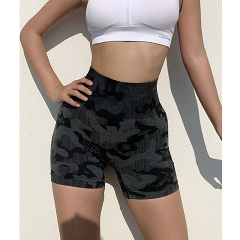 Siorcanna daingean Duaithníocht ard-waisted pants te pants pants pants luiteoga aclaíochta gearr shorts gearr