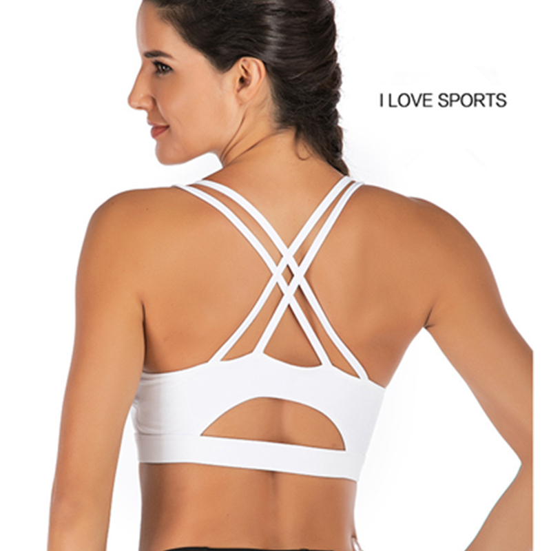 2020 spóirt nua bra shockproof spóirt bra oireann yoga stíl te