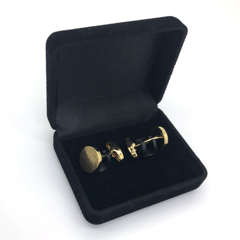 Bestepe Cufflin Jewelry Black Velvet Gift Packaging Box